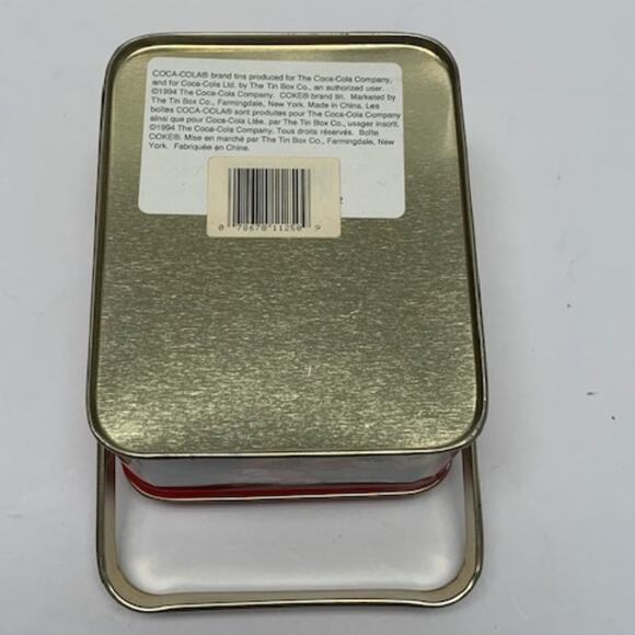 Vintage Coca Cola Christmas Santa Tin 1994 - Picture 7 of 7